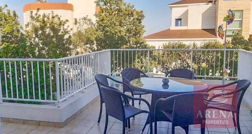 Apartment with large veranda