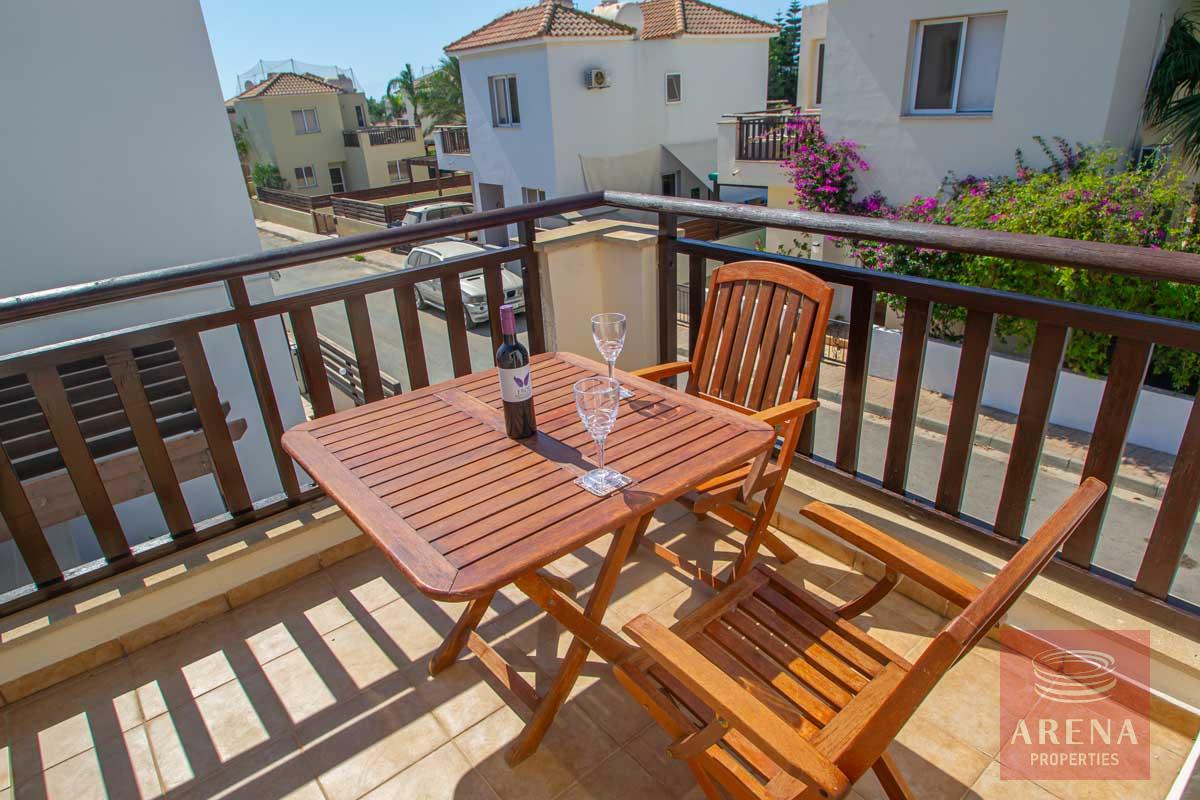 buy villa in ayia thekla - balcony