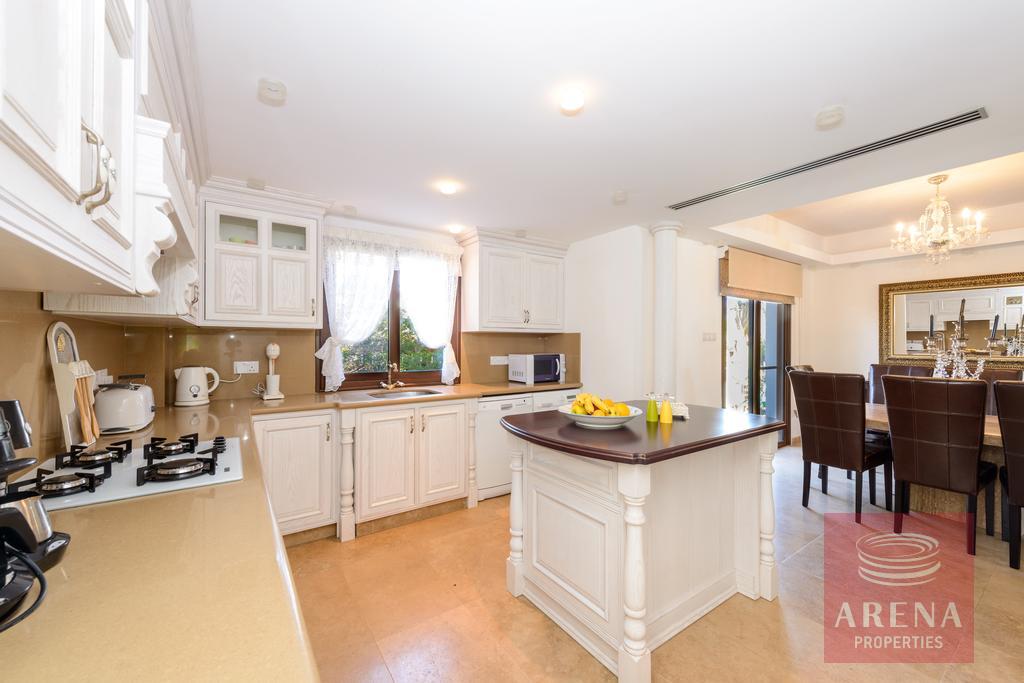 seafront villa in ayia thekla - kitchen