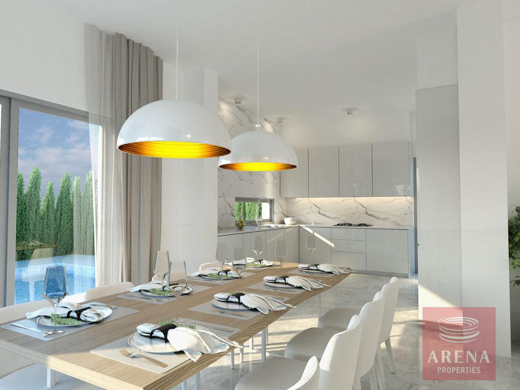 villa in Frenaros for sale - dining area