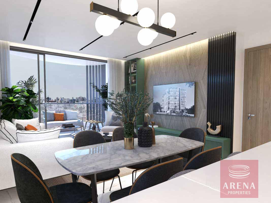 2 Bed flats in Larnaca - dining area