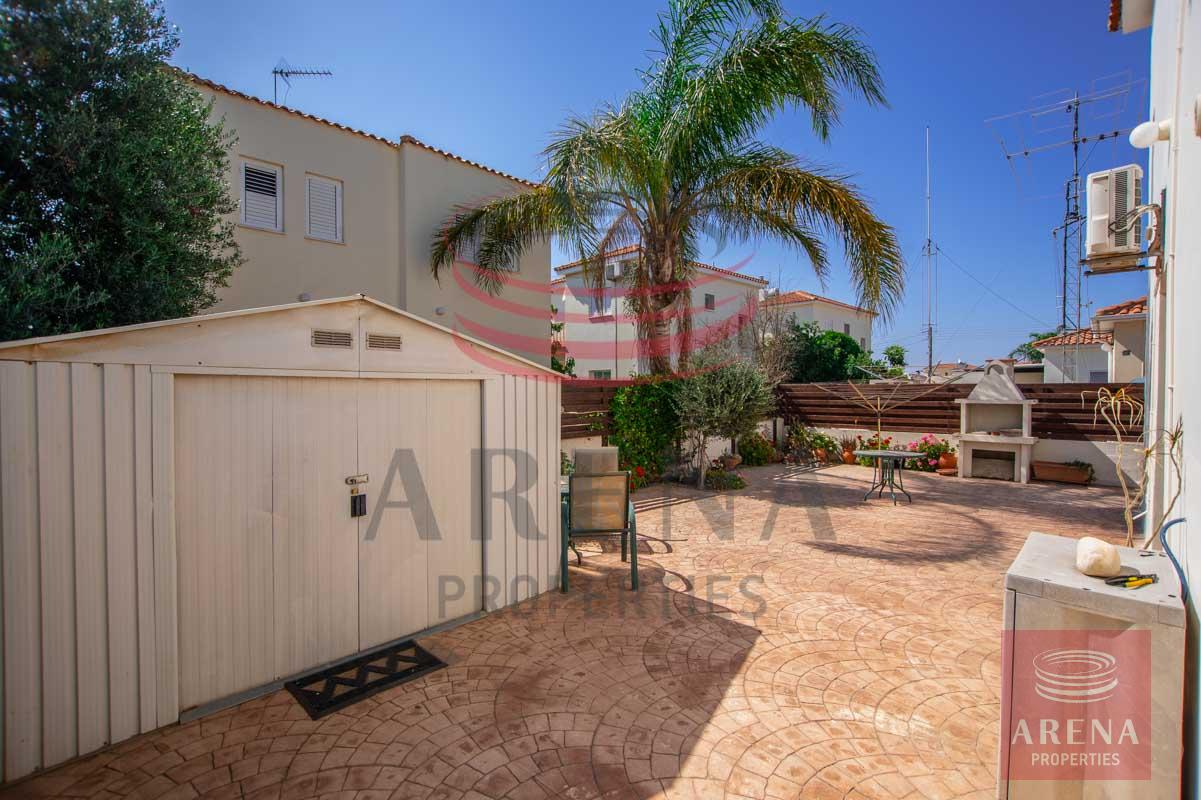 3 Bed villa in Sotira - back yard