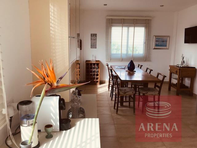 villa in softades - dining area
