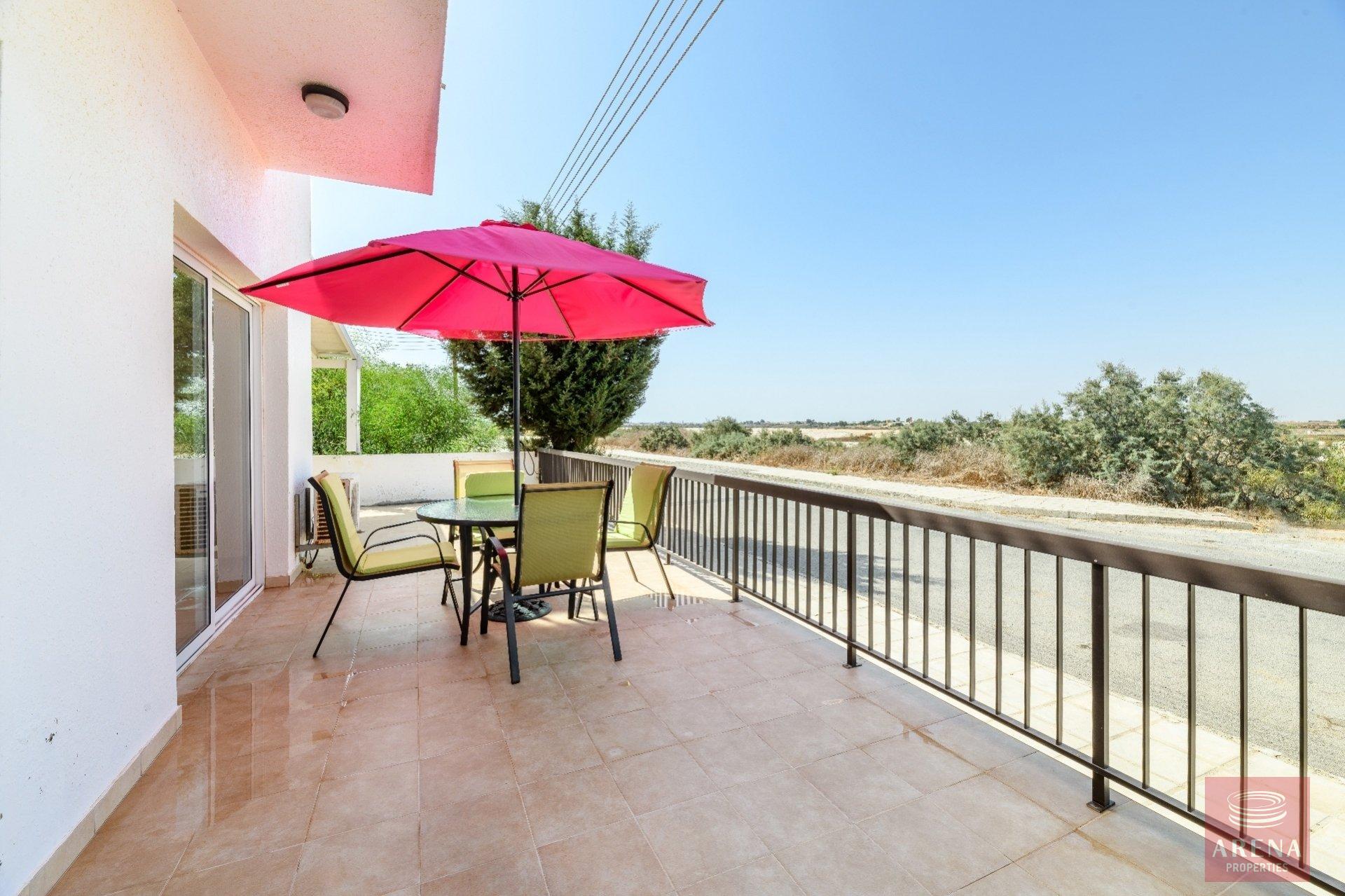 semi-detached house in paralimni - veranda