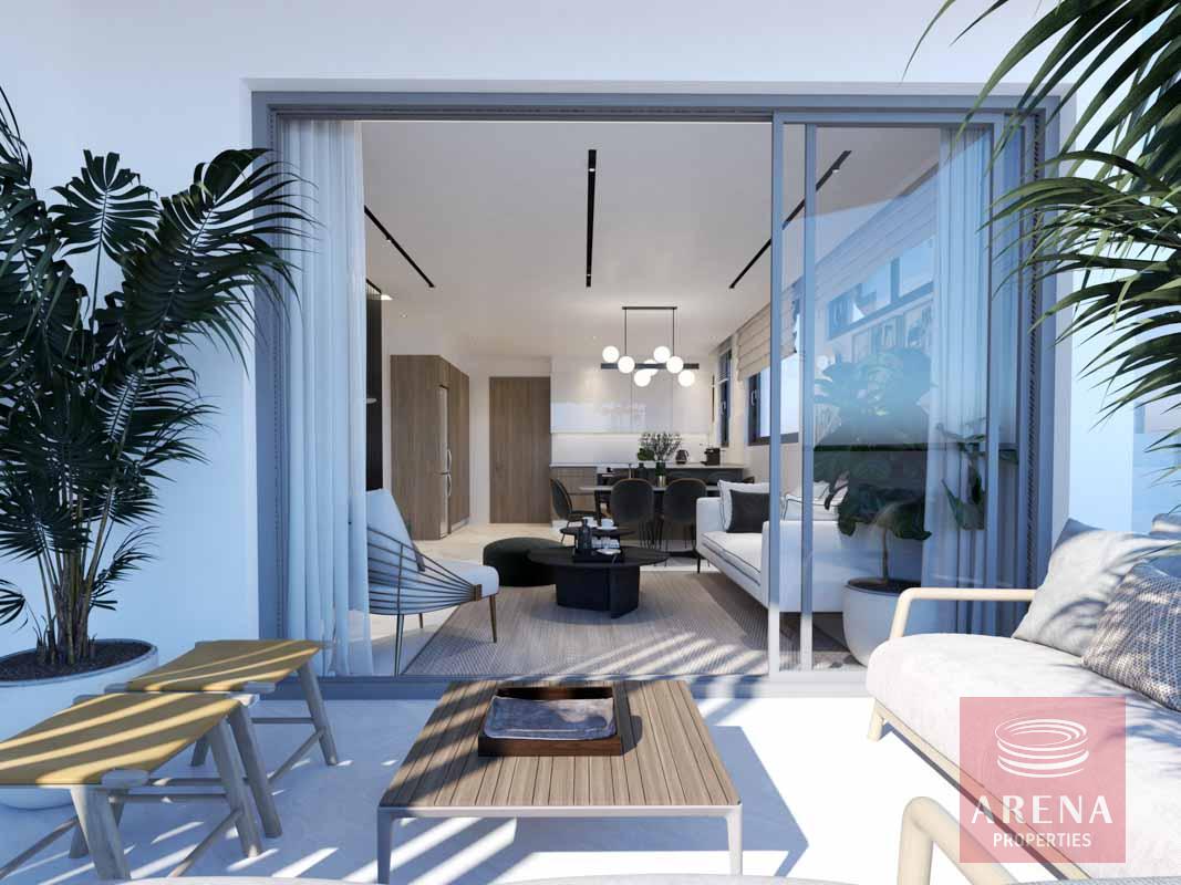 2 Bed flats in Larnaca - balcony