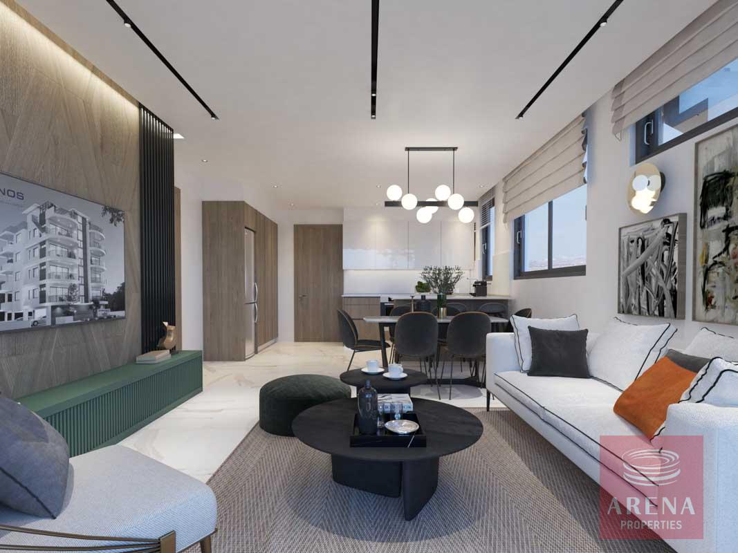 2 Bed flats in Larnaca for sale - sitting area