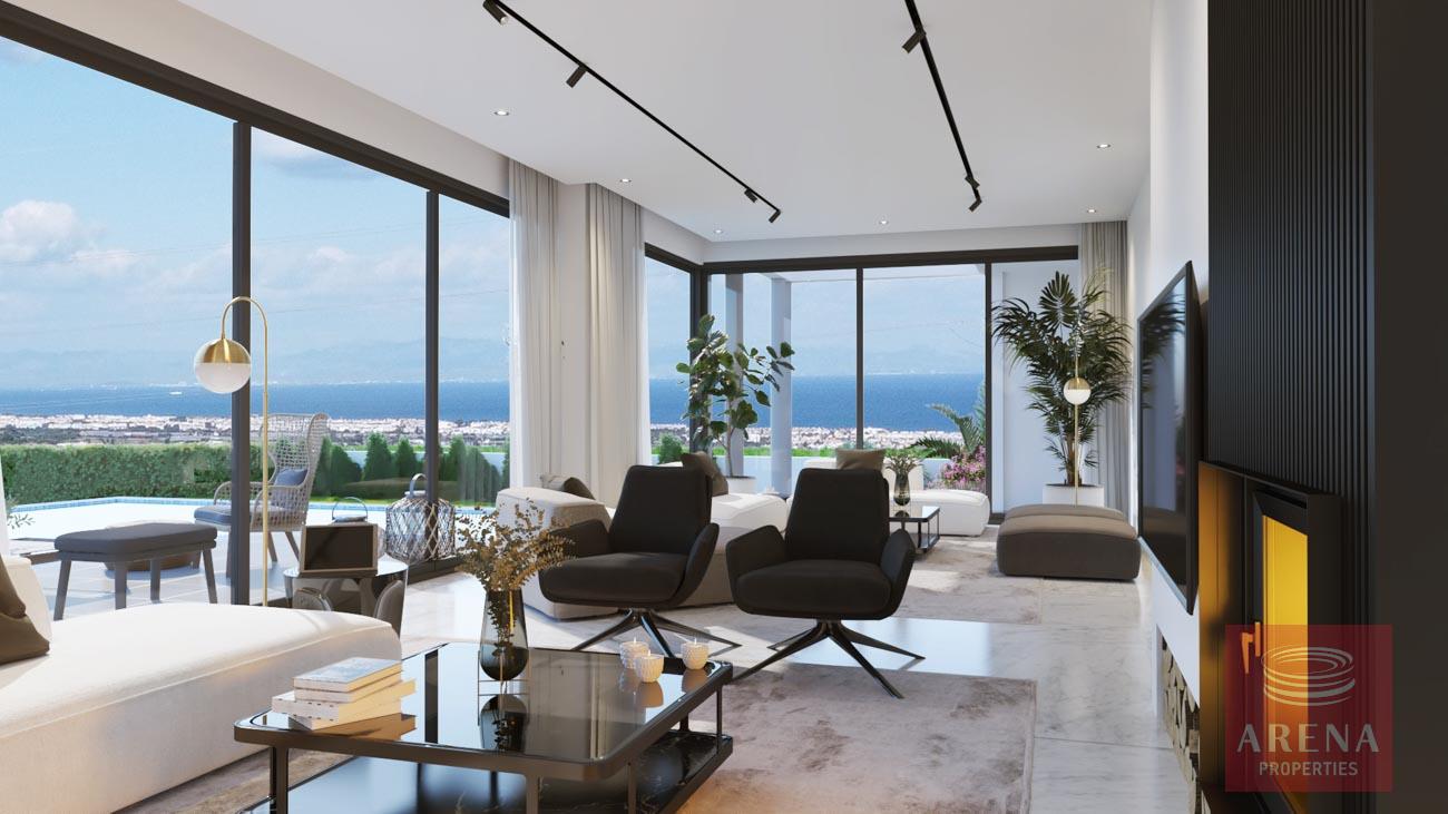 4-5 Bed villa in Protaras - living area