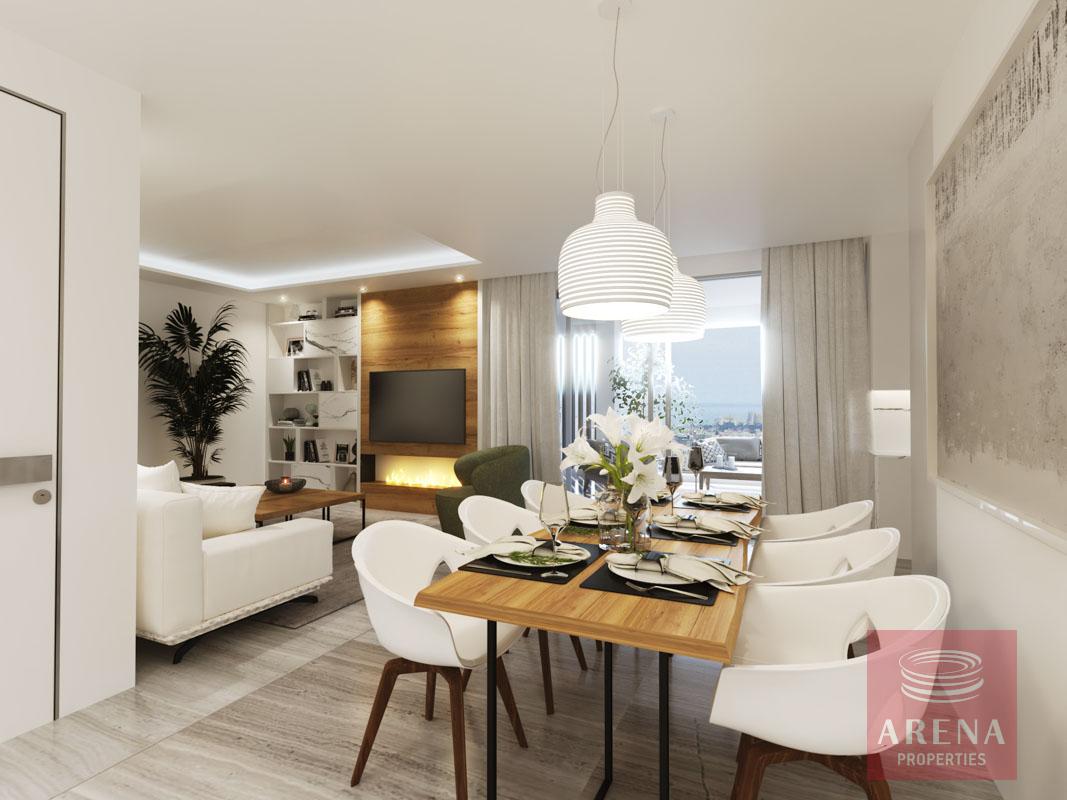 penthouse in larnaca - dining area