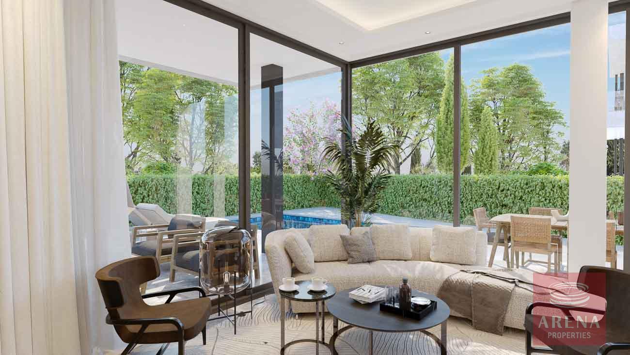 New villa in Ayia Triada - living area