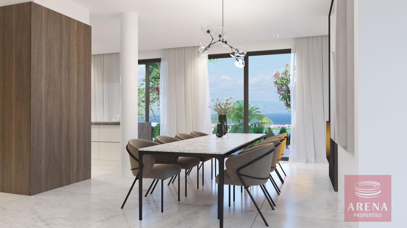 villa in protaras for sale - dining area