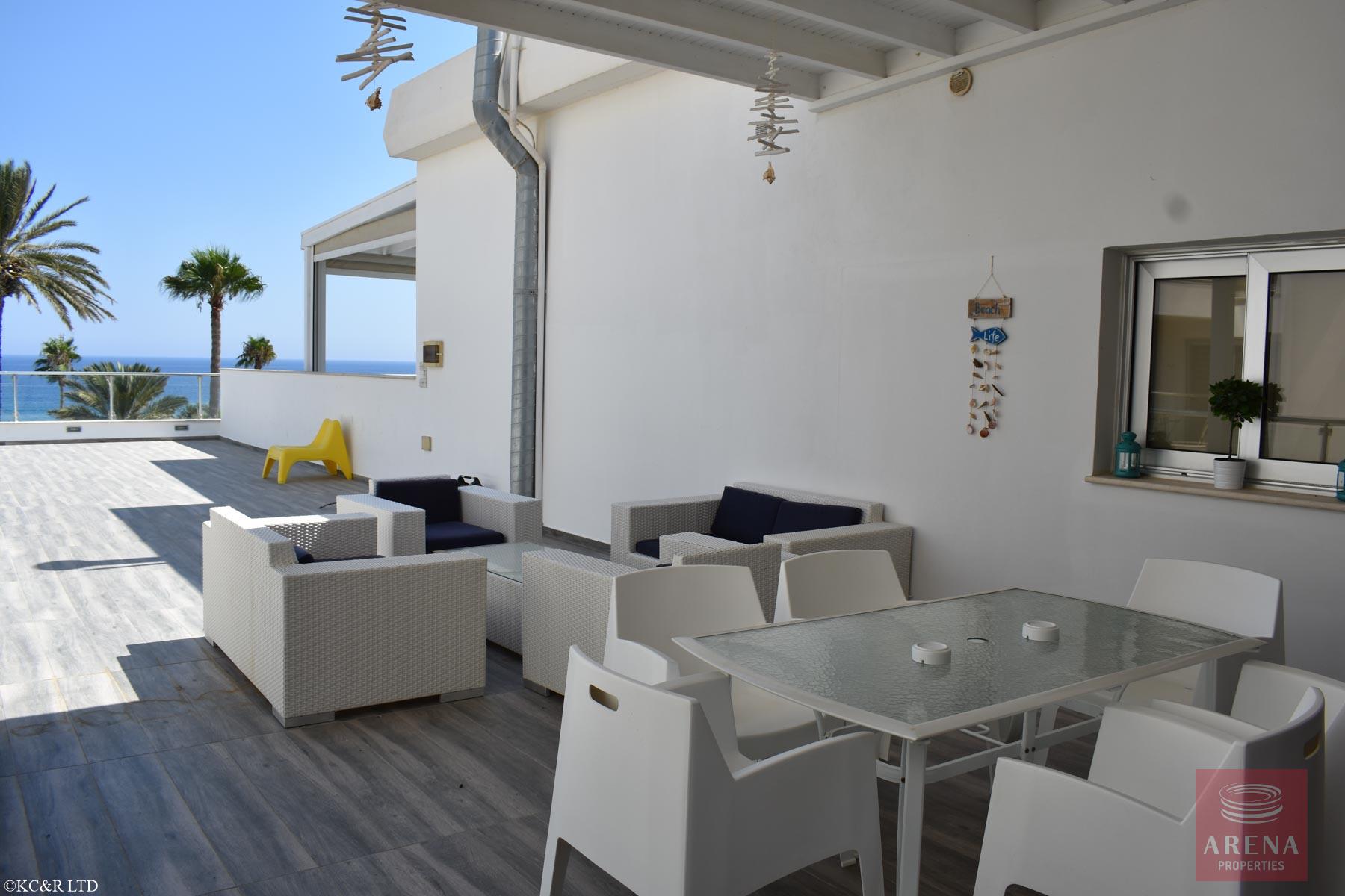 Seafront Apartment in Protaras - veranda