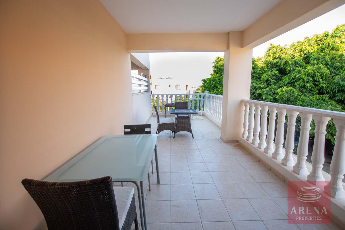 Apartment for rent in Kapparis - veranda