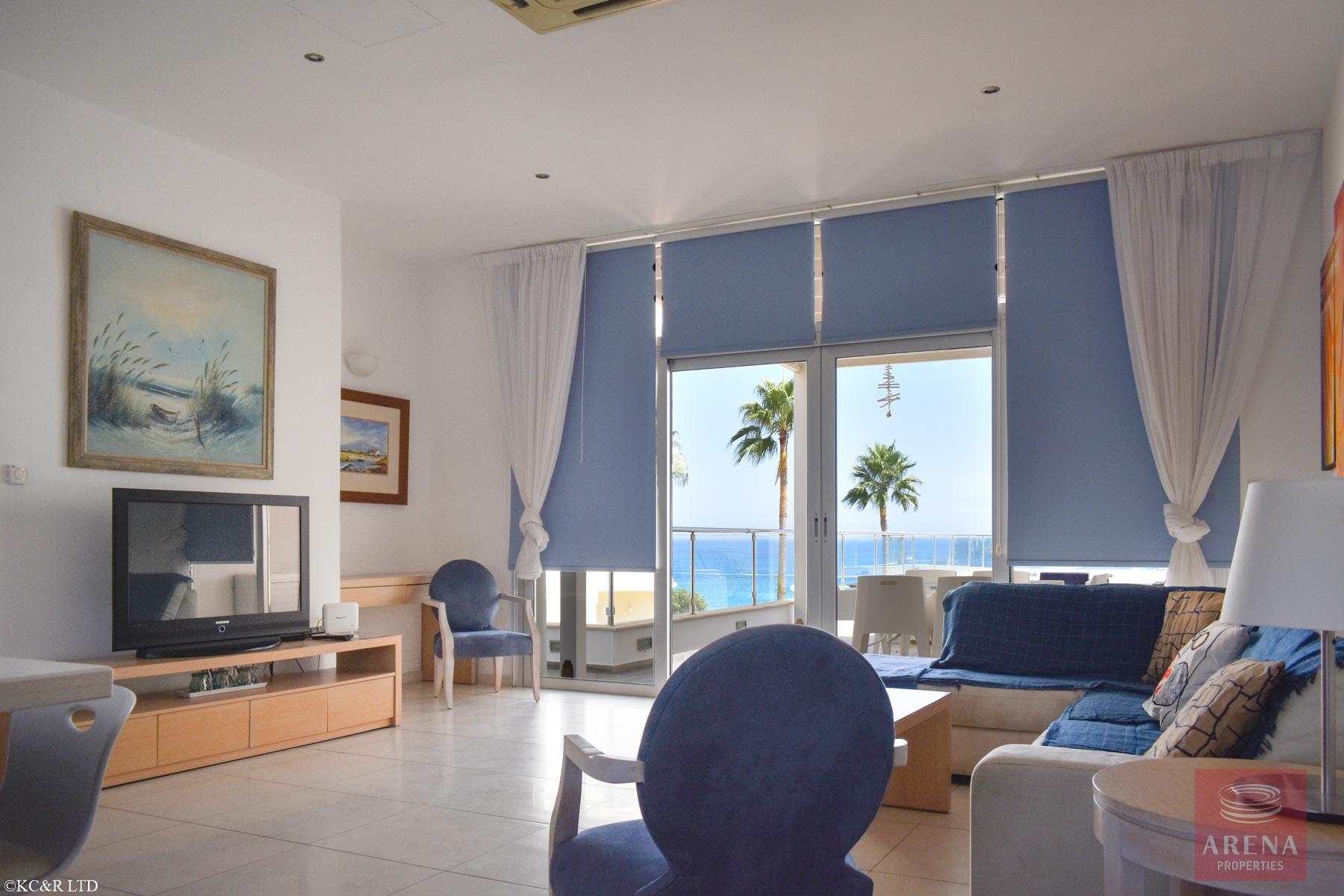Seafront Apartment in Protaras - living area