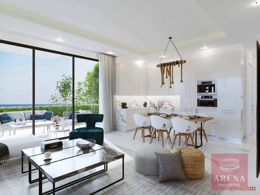 New villas in Protaras - dining area