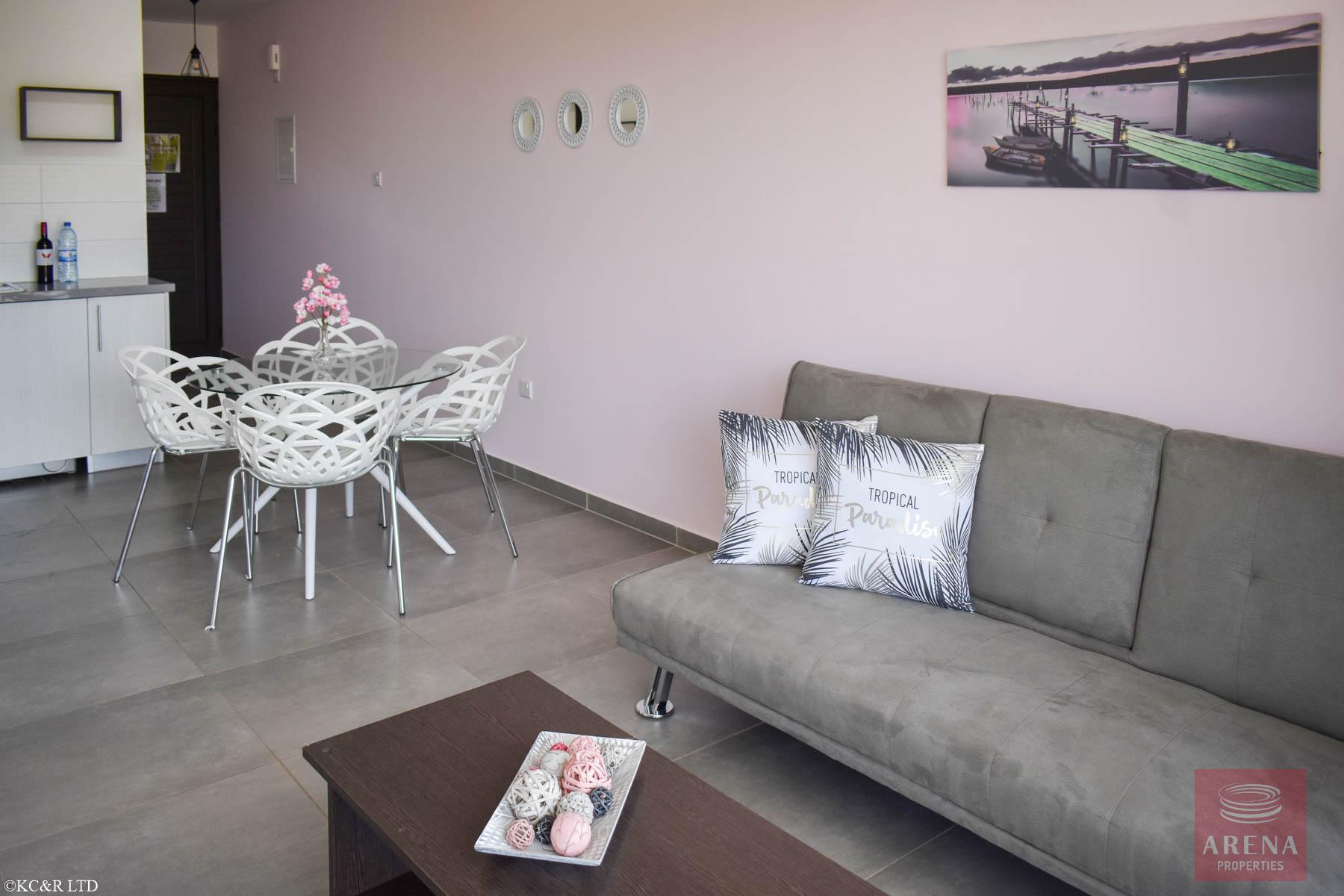 Beautiful Flat in Kapparis for sale - sitting area