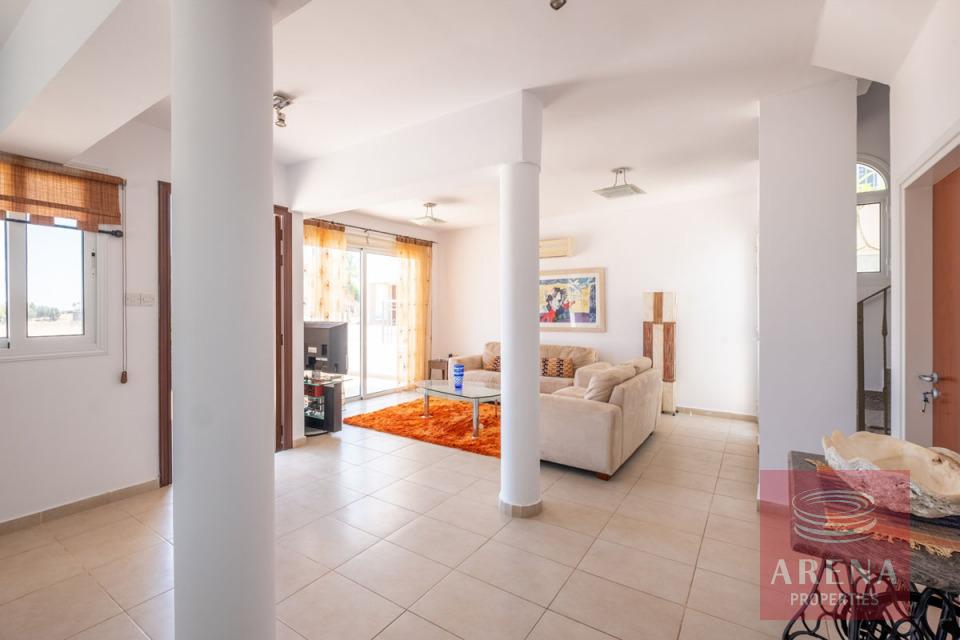 villa in paralimni - living area