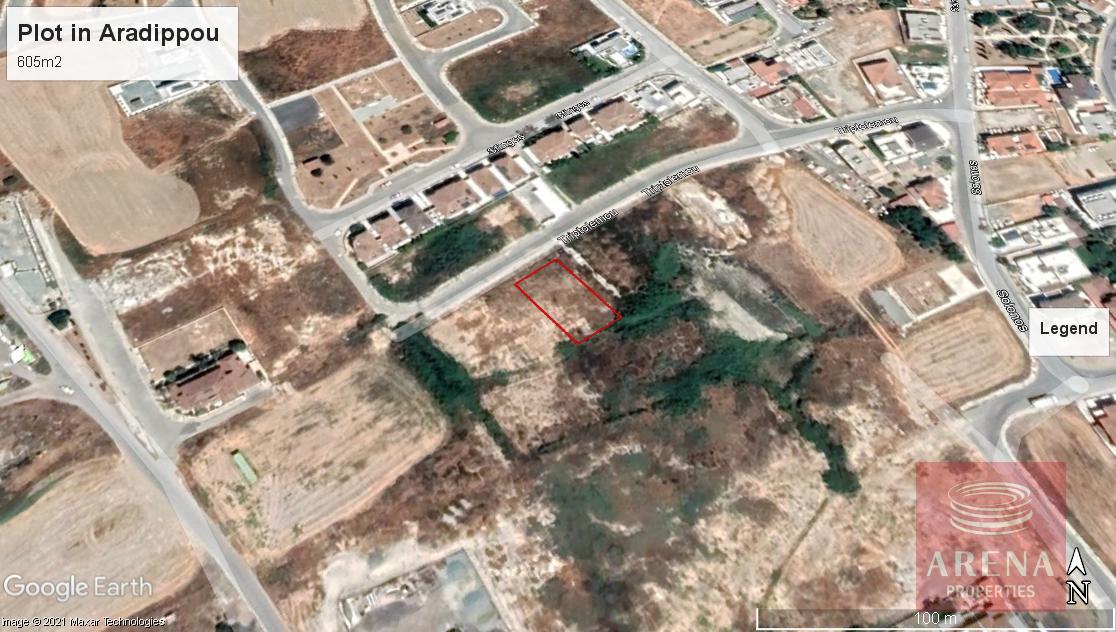 Plot in Aradippou for sale