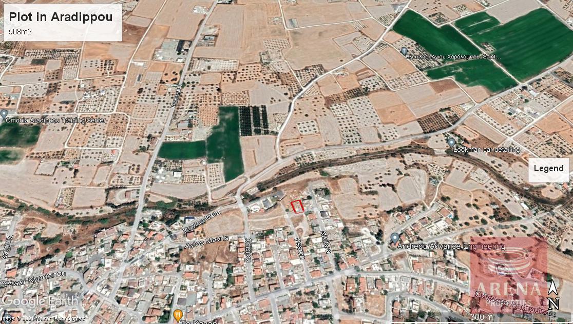Plot in Aradippou for sale