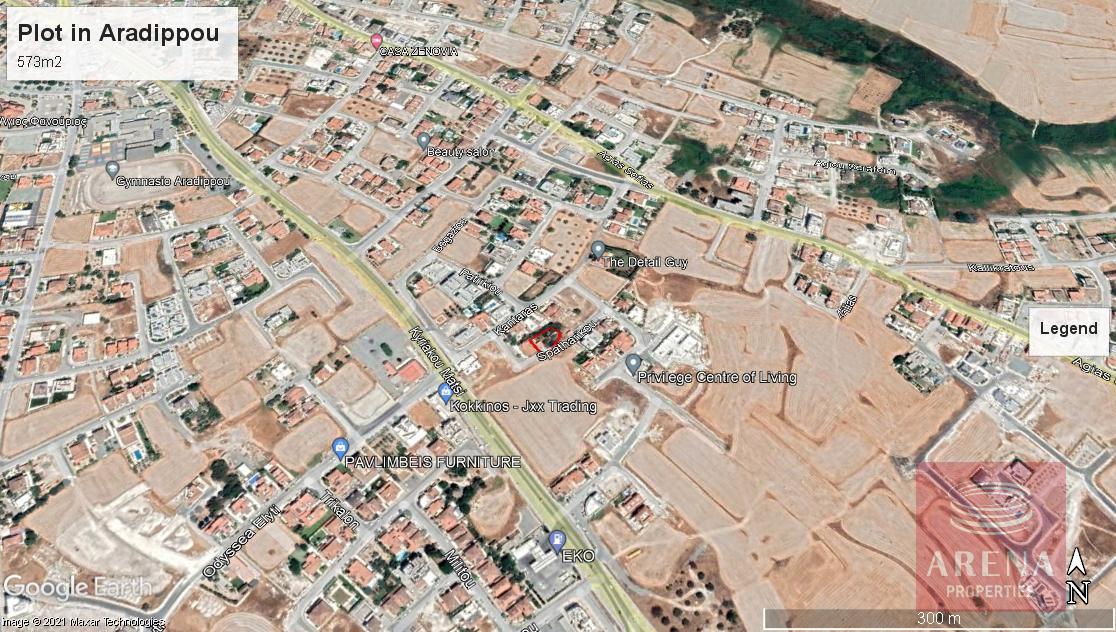 Residential Plot in Aradippou for sale