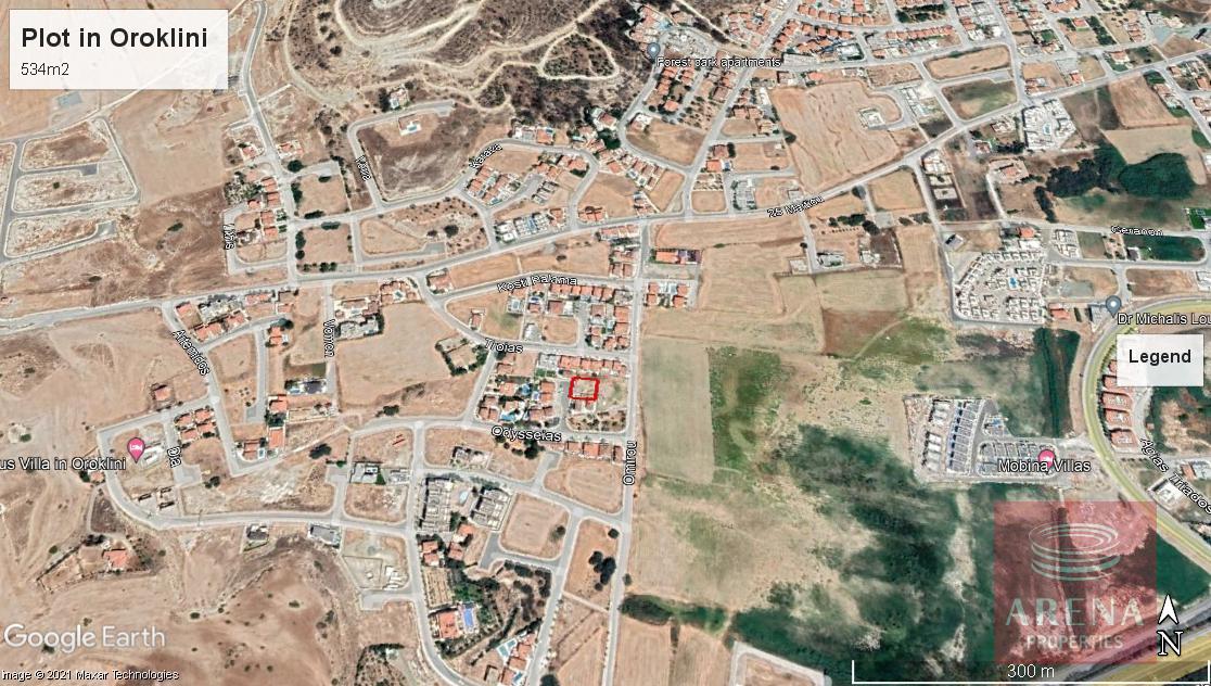 Plot in Oroklini for sale