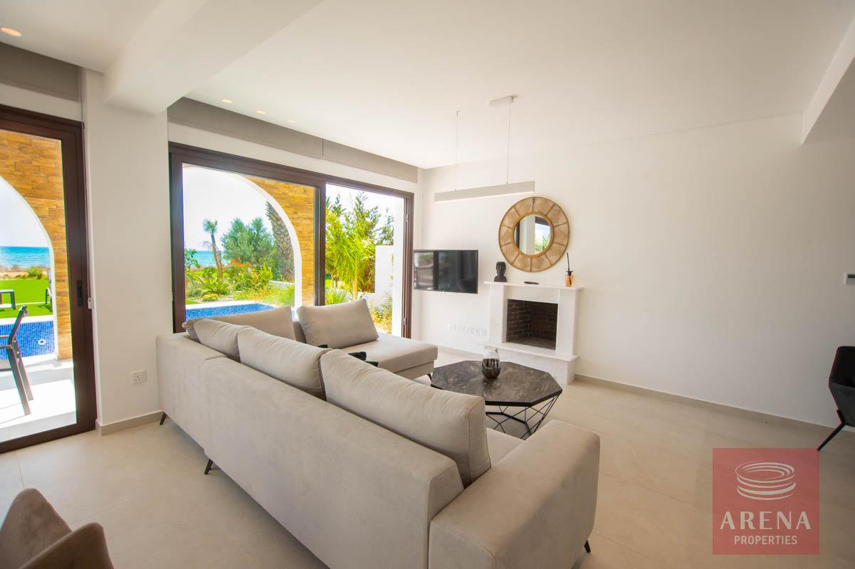 Seafront villa in Ayia thekla - sitting area