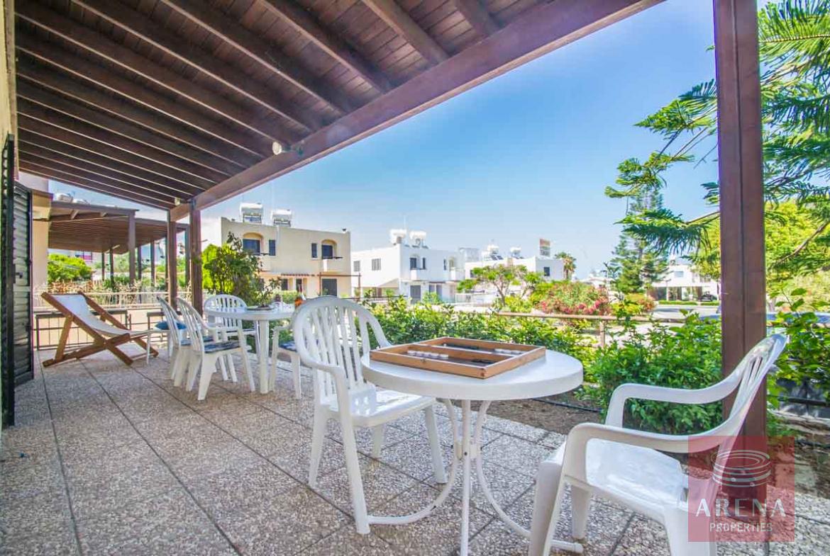 2 Bed House in Protaras - veranda