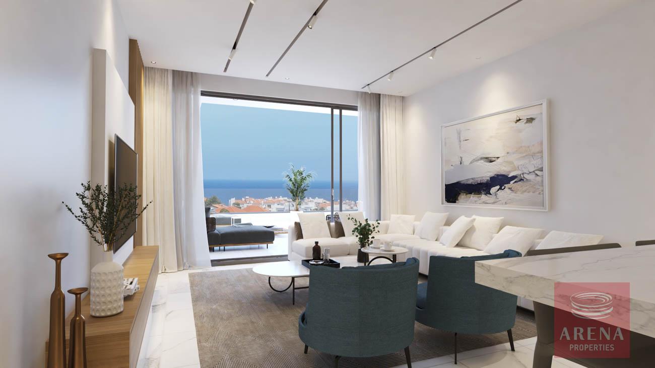 New apartments in Kapparis - living area