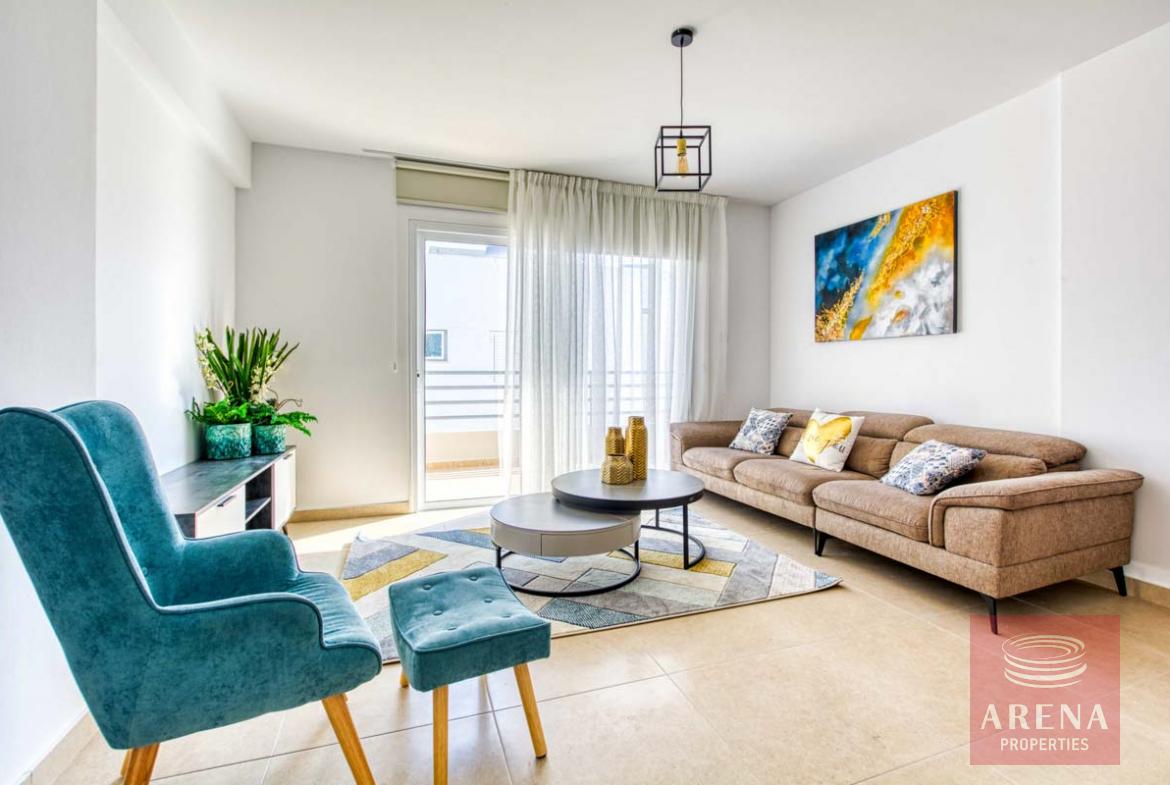 Modern Apartment in Paralimni - living area