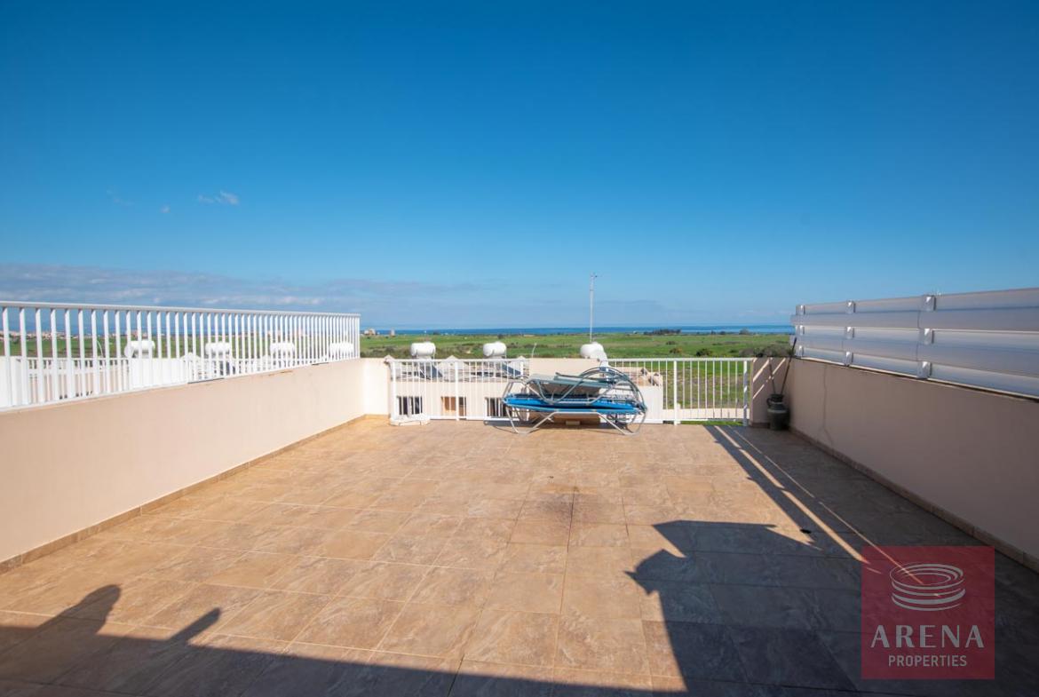 Penthouse in Derynia for sale - veranda