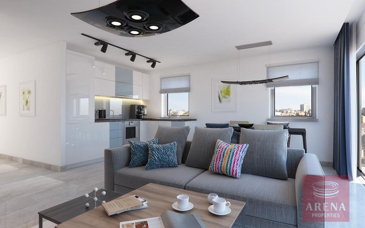 New apt in Larnaca - sitting area