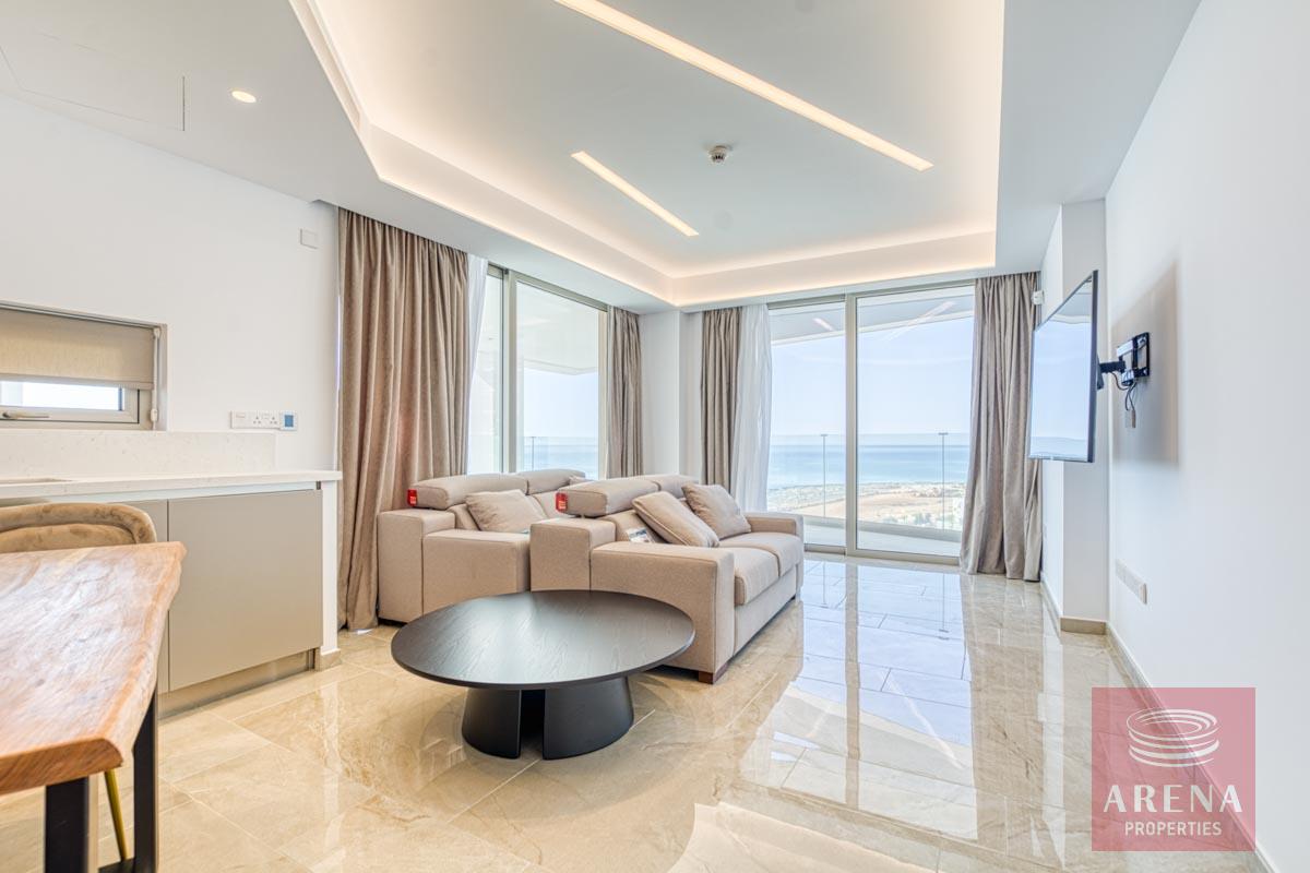 luxury apartment in Ayia Napa - living area