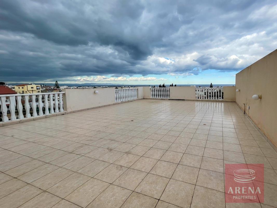 Apt with large veranda