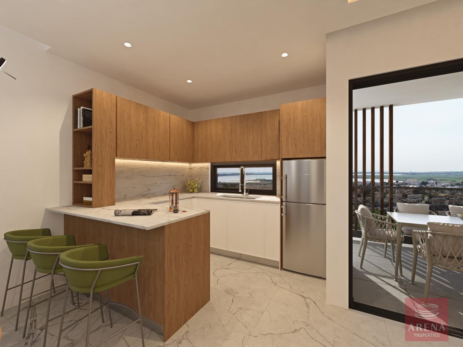 Top floor apt in Kamares - kitchen