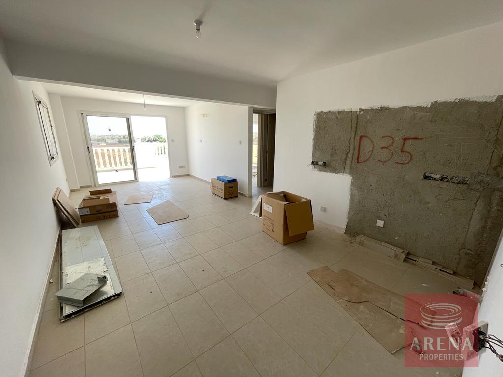 Apartment with large veranda - living area