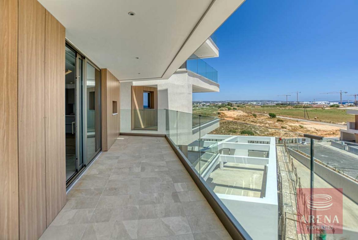 seafront apartment in ayia napa - balcony