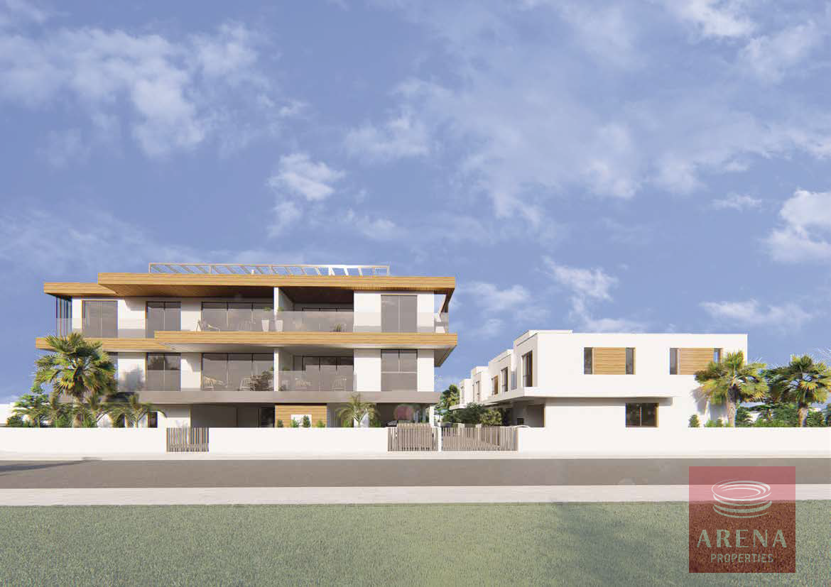 Modern apartments in Derynia for sale