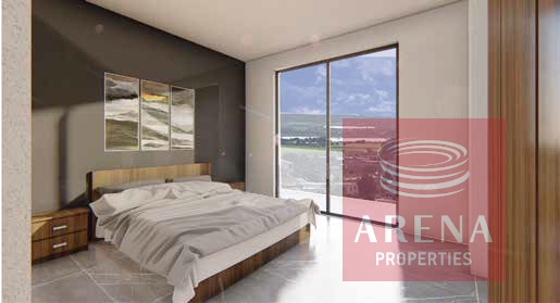 Modern apartments in Derynia - bedroom