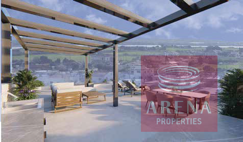 Modern apartments in Derynia - roof-garden