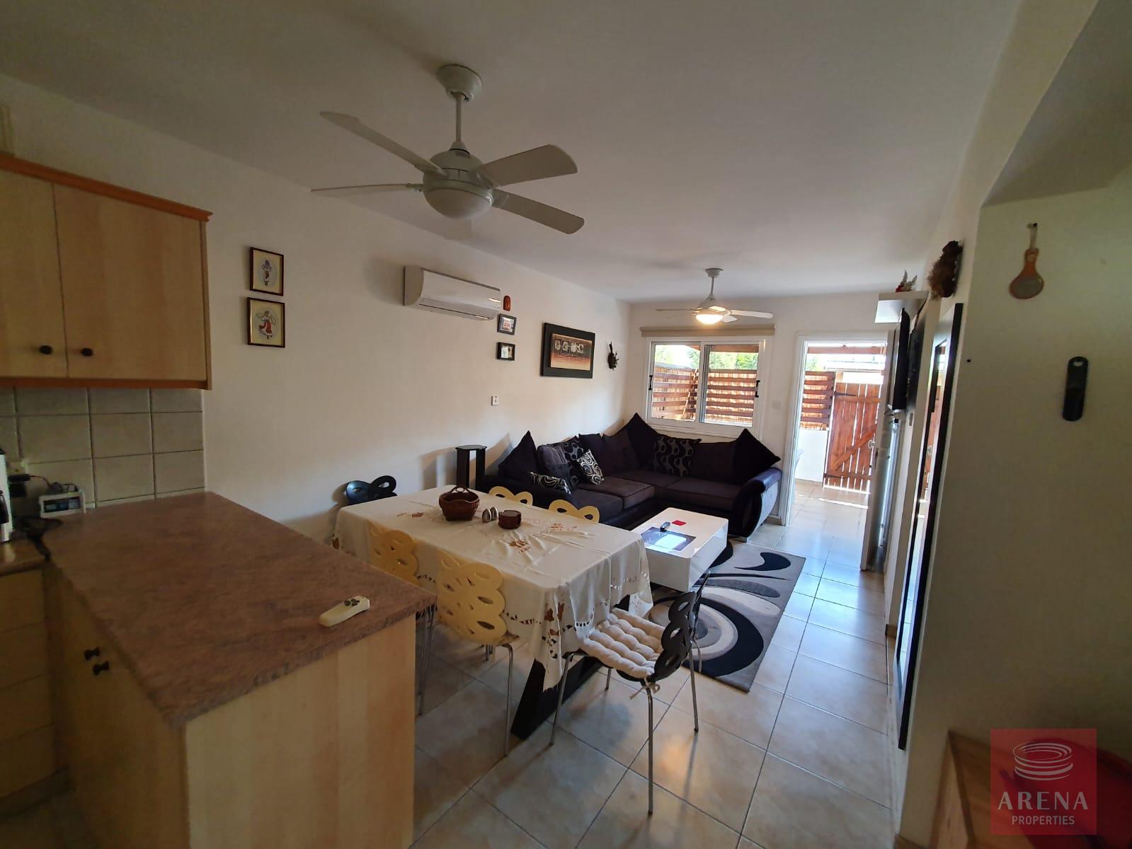 ground floor flat for rent in Kapparis - living area