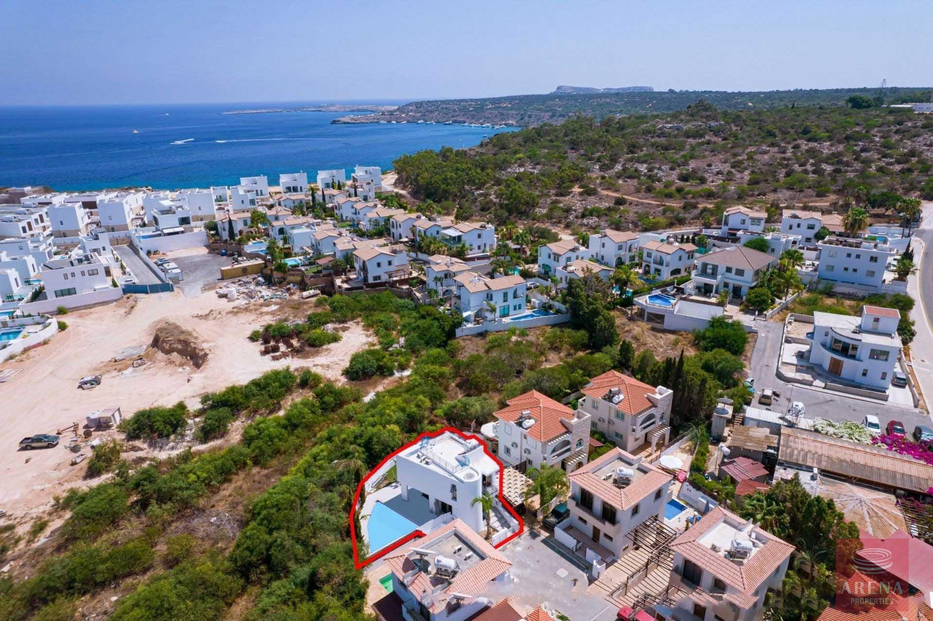 villa in cape greco for sale