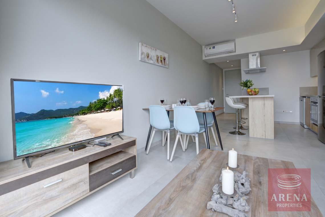 2 bed apt in Kapparis to buy - living area