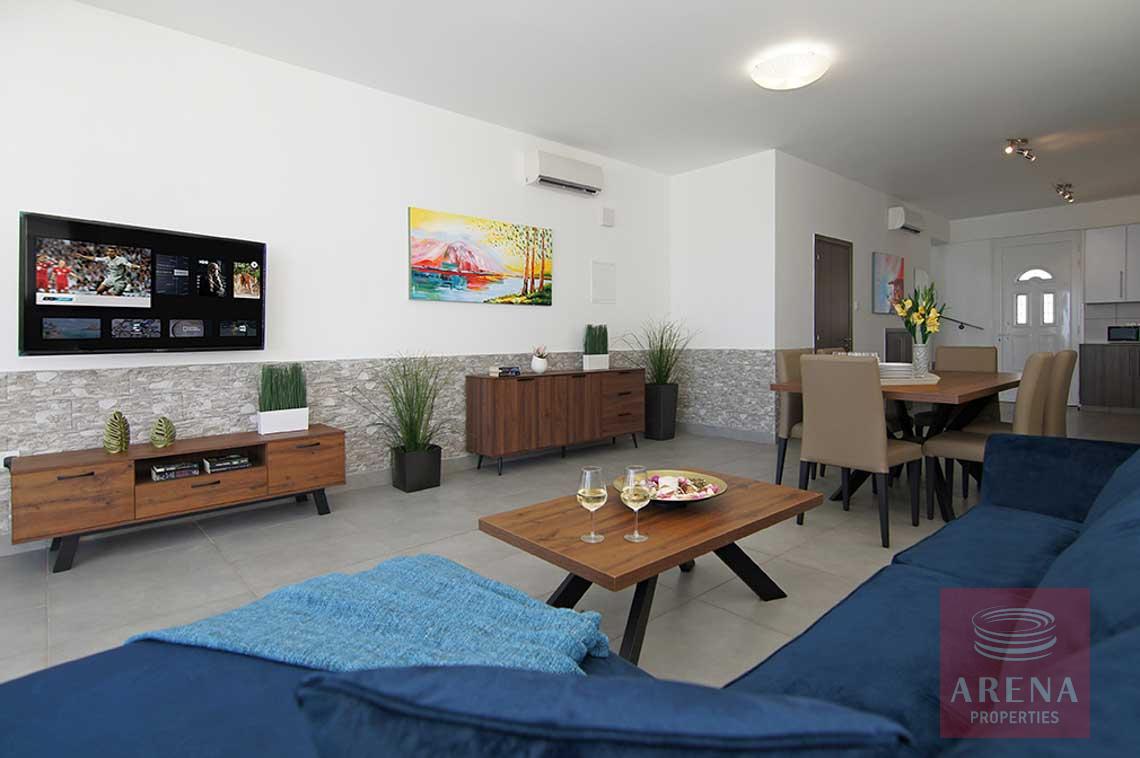 beachfront villa in ayia thekla - sitting area