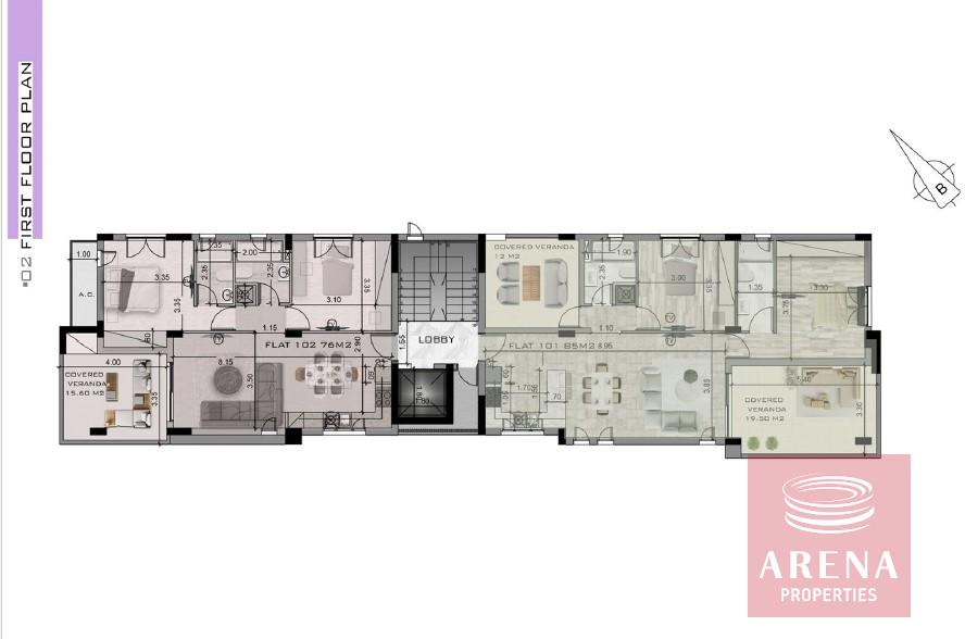 1st floor apt aradippou 7287